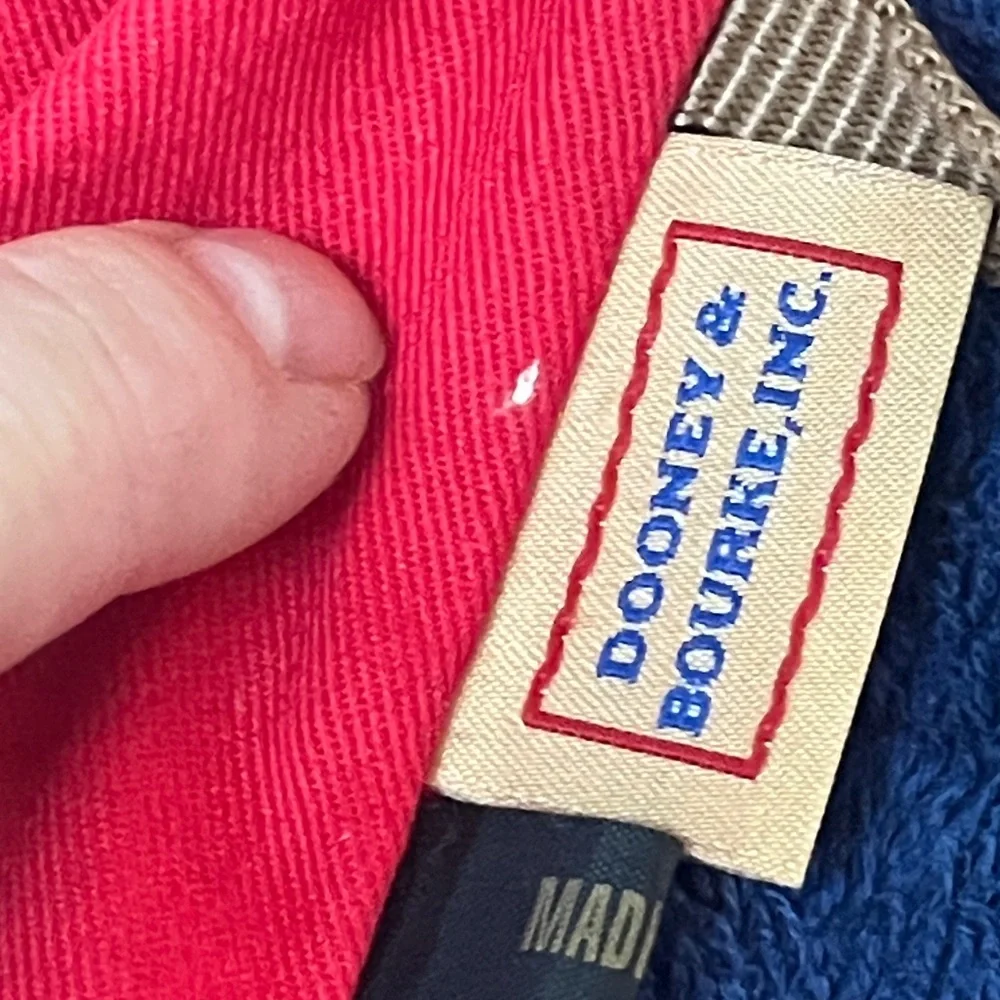 Dooney & Bourke Dark Royal Leather Large Tote - Picture 11 of 16